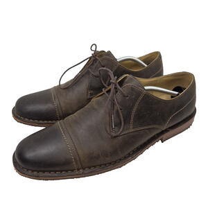 Sebago Burgundy Leather Mens Dress Shoes Size 12 D Business Preppy School Shoe